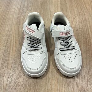 Kappa Toddlers White and Black Sneakers